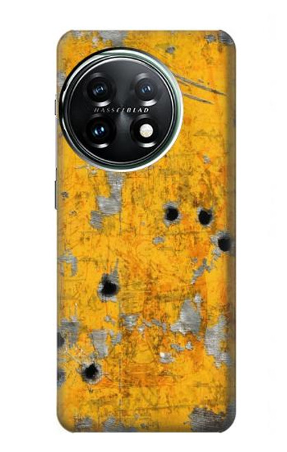 W3528 Bullet Rusting Yellow Metal Funda Carcasa Case y Caso Del Tirón Funda para OnePlus 11