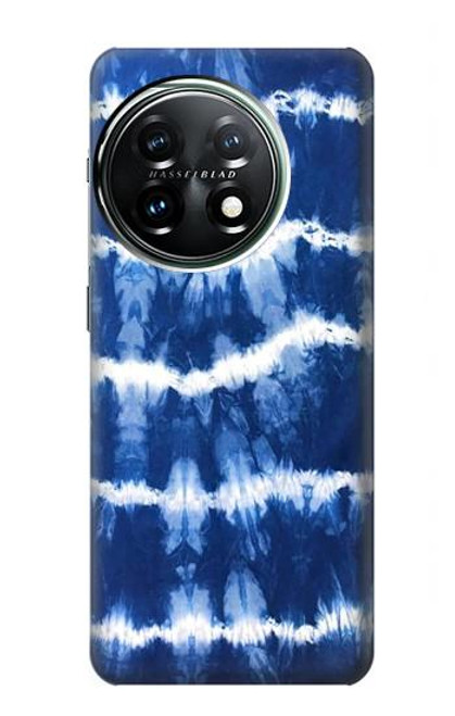 W3671 Blue Tie Dye Funda Carcasa Case y Caso Del Tirón Funda para OnePlus 11