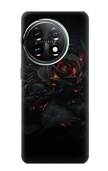 W3672 Burned Rose Funda Carcasa Case y Caso Del Tirón Funda para OnePlus 11