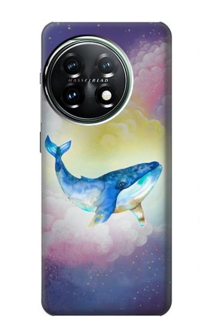 W3802 Dream Whale Pastel Fantasy Funda Carcasa Case y Caso Del Tirón Funda para OnePlus 11