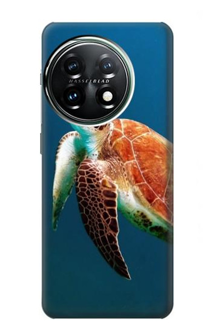 W3899 Sea Turtle Funda Carcasa Case y Caso Del Tirón Funda para OnePlus 11