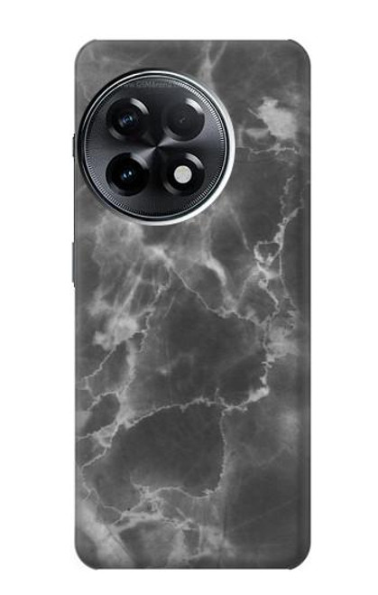 W2526 Black Marble Graphic Printed Funda Carcasa Case y Caso Del Tirón Funda para OnePlus 11R