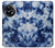 W3439 Fabric Indigo Tie Dye Funda Carcasa Case y Caso Del Tirón Funda para OnePlus 11R