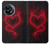 W3682 Devil Heart Funda Carcasa Case y Caso Del Tirón Funda para OnePlus 11R