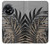 W3692 Gray Black Palm Leaves Funda Carcasa Case y Caso Del Tirón Funda para OnePlus 11R