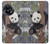 W3793 Cute Baby Panda Snow Painting Funda Carcasa Case y Caso Del Tirón Funda para OnePlus 11R