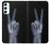 W3101 X-ray Peace Sign Fingers Funda Carcasa Case y Caso Del Tirón Funda para Samsung Galaxy A34 5G