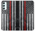W3687 Firefighter Thin Red Line American Flag Funda Carcasa Case y Caso Del Tirón Funda para Samsung Galaxy A34 5G