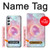 W3709 Pink Galaxy Funda Carcasa Case y Caso Del Tirón Funda para Samsung Galaxy A34 5G