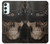 W3852 Steampunk Skull Funda Carcasa Case y Caso Del Tirón Funda para Samsung Galaxy A34 5G