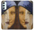 W3853 Mona Lisa Gustav Klimt Vermeer Funda Carcasa Case y Caso Del Tirón Funda para Samsung Galaxy A34 5G