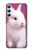 W3870 Cute Baby Bunny Funda Carcasa Case y Caso Del Tirón Funda para Samsung Galaxy A34 5G