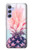 W3711 Pink Pineapple Funda Carcasa Case y Caso Del Tirón Funda para Samsung Galaxy A54 5G