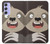 W3855 Sloth Face Cartoon Funda Carcasa Case y Caso Del Tirón Funda para Samsung Galaxy A54 5G