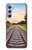 W3866 Railway Straight Train Track Funda Carcasa Case y Caso Del Tirón Funda para Samsung Galaxy A54 5G