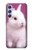 W3870 Cute Baby Bunny Funda Carcasa Case y Caso Del Tirón Funda para Samsung Galaxy A54 5G