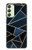 W3479 Navy Blue Graphic Art Funda Carcasa Case y Caso Del Tirón Funda para Samsung Galaxy A24 4G