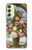 W3749 Vase of Flowers Funda Carcasa Case y Caso Del Tirón Funda para Samsung Galaxy A24 4G