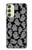 W3835 Cute Ghost Pattern Funda Carcasa Case y Caso Del Tirón Funda para Samsung Galaxy A24 4G