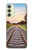 W3866 Railway Straight Train Track Funda Carcasa Case y Caso Del Tirón Funda para Samsung Galaxy A24 4G