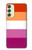 W3887 Lesbian Pride Flag Funda Carcasa Case y Caso Del Tirón Funda para Samsung Galaxy A24 4G