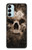 W0552 Skull Funda Carcasa Case y Caso Del Tirón Funda para Samsung Galaxy M14