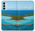 W0844 Bora Bora Island Funda Carcasa Case y Caso Del Tirón Funda para Samsung Galaxy M14