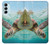 W1377 Ocean Sea Turtle Funda Carcasa Case y Caso Del Tirón Funda para Samsung Galaxy M14