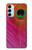 W3201 Pink Peacock Feather Funda Carcasa Case y Caso Del Tirón Funda para Samsung Galaxy M14