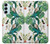 W3697 Leaf Life Birds Funda Carcasa Case y Caso Del Tirón Funda para Samsung Galaxy M14