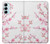 W3707 Pink Cherry Blossom Spring Flower Funda Carcasa Case y Caso Del Tirón Funda para Samsung Galaxy M14