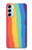 W3799 Cute Vertical Watercolor Rainbow Funda Carcasa Case y Caso Del Tirón Funda para Samsung Galaxy M14