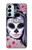 W3821 Sugar Skull Steam Punk Girl Gothic Funda Carcasa Case y Caso Del Tirón Funda para Samsung Galaxy M14