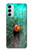 W3893 Ocellaris clownfish Funda Carcasa Case y Caso Del Tirón Funda para Samsung Galaxy M14