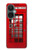 W0058 British Red Telephone Box Funda Carcasa Case y Caso Del Tirón Funda para OnePlus Nord CE 3 Lite, Nord N30 5G