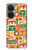 W1873 Western Pattern Funda Carcasa Case y Caso Del Tirón Funda para OnePlus Nord CE 3 Lite, Nord N30 5G