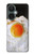 W2695 Fried Egg Funda Carcasa Case y Caso Del Tirón Funda para OnePlus Nord CE 3 Lite, Nord N30 5G