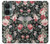 W2727 Vintage Rose Pattern Funda Carcasa Case y Caso Del Tirón Funda para OnePlus Nord CE 3 Lite, Nord N30 5G