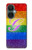 W2899 Rainbow LGBT Gay Pride Flag Funda Carcasa Case y Caso Del Tirón Funda para OnePlus Nord CE 3 Lite, Nord N30 5G