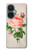 W3079 Vintage Pink Rose Funda Carcasa Case y Caso Del Tirón Funda para OnePlus Nord CE 3 Lite, Nord N30 5G