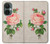 W3079 Vintage Pink Rose Funda Carcasa Case y Caso Del Tirón Funda para OnePlus Nord CE 3 Lite, Nord N30 5G