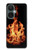 W3379 Fire Frame Funda Carcasa Case y Caso Del Tirón Funda para OnePlus Nord CE 3 Lite, Nord N30 5G