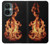 W3379 Fire Frame Funda Carcasa Case y Caso Del Tirón Funda para OnePlus Nord CE 3 Lite, Nord N30 5G