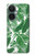 W3457 Paper Palm Monstera Funda Carcasa Case y Caso Del Tirón Funda para OnePlus Nord CE 3 Lite, Nord N30 5G