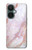 W3482 Soft Pink Marble Graphic Print Funda Carcasa Case y Caso Del Tirón Funda para OnePlus Nord CE 3 Lite, Nord N30 5G