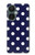 W3533 Blue Polka Dot Funda Carcasa Case y Caso Del Tirón Funda para OnePlus Nord CE 3 Lite, Nord N30 5G