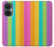 W3678 Colorful Rainbow Vertical Funda Carcasa Case y Caso Del Tirón Funda para OnePlus Nord CE 3 Lite, Nord N30 5G