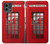 W0058 British Red Telephone Box Funda Carcasa Case y Caso Del Tirón Funda para Motorola Moto G Stylus 5G (2023)