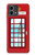 W2059 England British Telephone Box Minimalist Funda Carcasa Case y Caso Del Tirón Funda para Motorola Moto G Stylus 5G (2023)