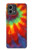 W2985 Colorful Tie Dye Texture Funda Carcasa Case y Caso Del Tirón Funda para Motorola Moto G Stylus 5G (2023)